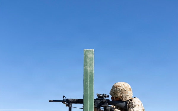 U.S. Marines conduct Annual Rifle Qualification at MCLB Barstow