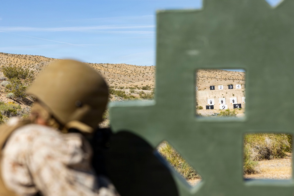 U.S. Marines conduct Annual Rifle Qualification at MCLB Barstow