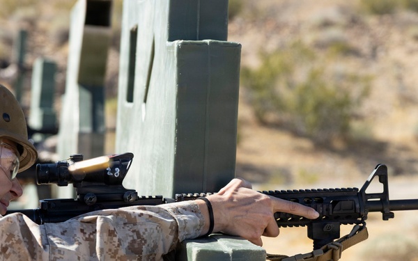 U.S. Marines conduct Annual Rifle Qualification at MCLB Barstow