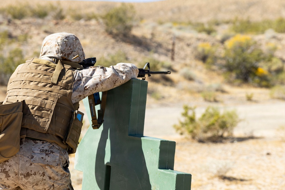 U.S. Marines conduct Annual Rifle Qualification at MCLB Barstow