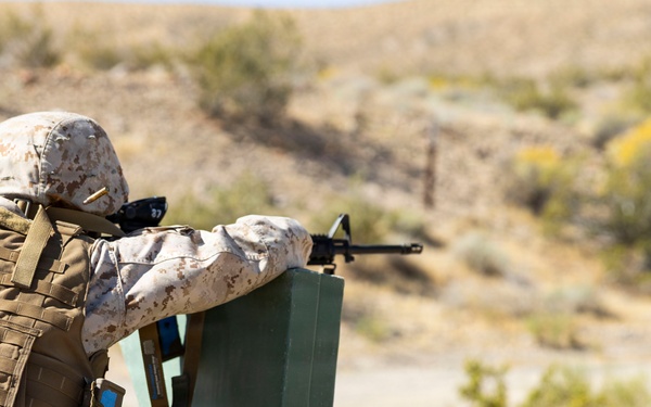 U.S. Marines conduct Annual Rifle Qualification at MCLB Barstow