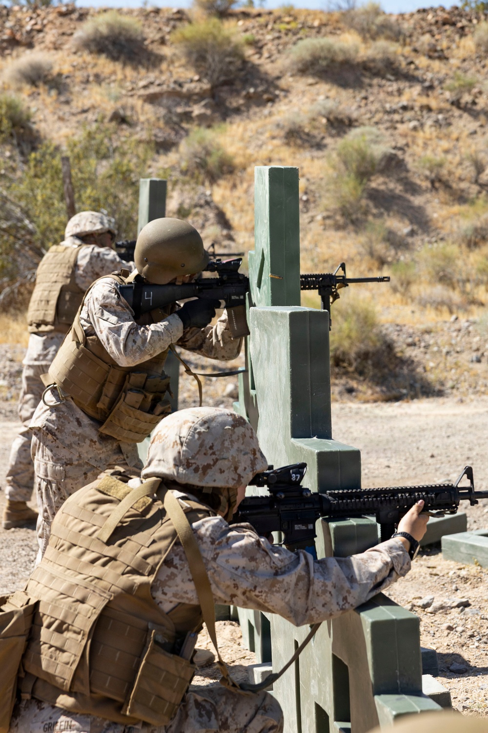 U.S. Marines conduct Annual Rifle Qualification at MCLB Barstow