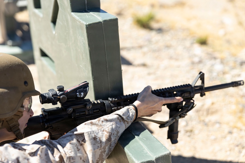 U.S. Marines conduct Annual Rifle Qualification at MCLB Barstow