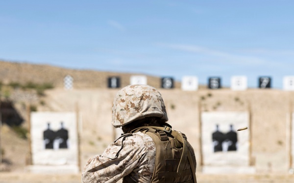 U.S. Marines conduct Annual Rifle Qualification at MCLB Barstow