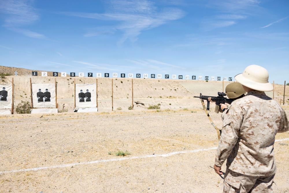 U.S. Marines conduct Annual Rifle Qualification at MCLB Barstow