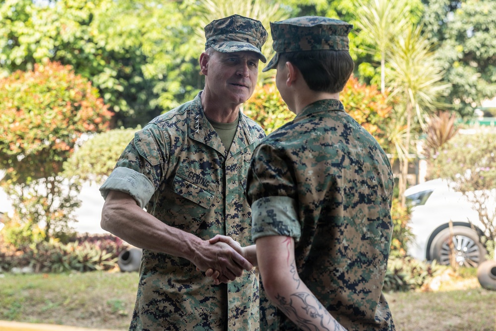 The 38th Assistant Commandant of the Marine Corps visits Camp Aguinaldo