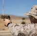 U.S. Marines at MCLB Barstow participate in pistol qualification