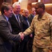 Gen. Reed, Commander of U.S. Transportation Command, engages with Naval War College faculty and students