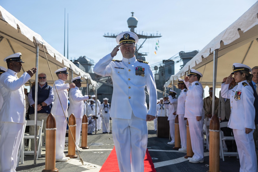 USS Tortuga (LSD 46) Change of Command