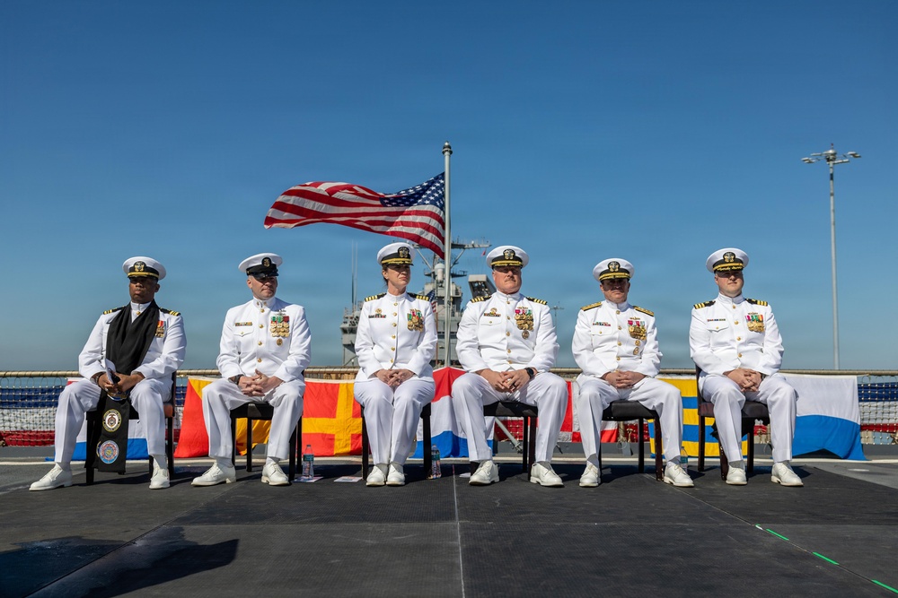 USS Tortuga (LSD 46) Change of Command