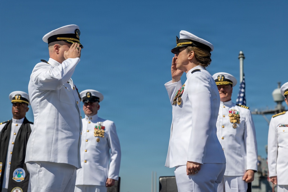 USS Tortuga (LSD 46) Change of Command
