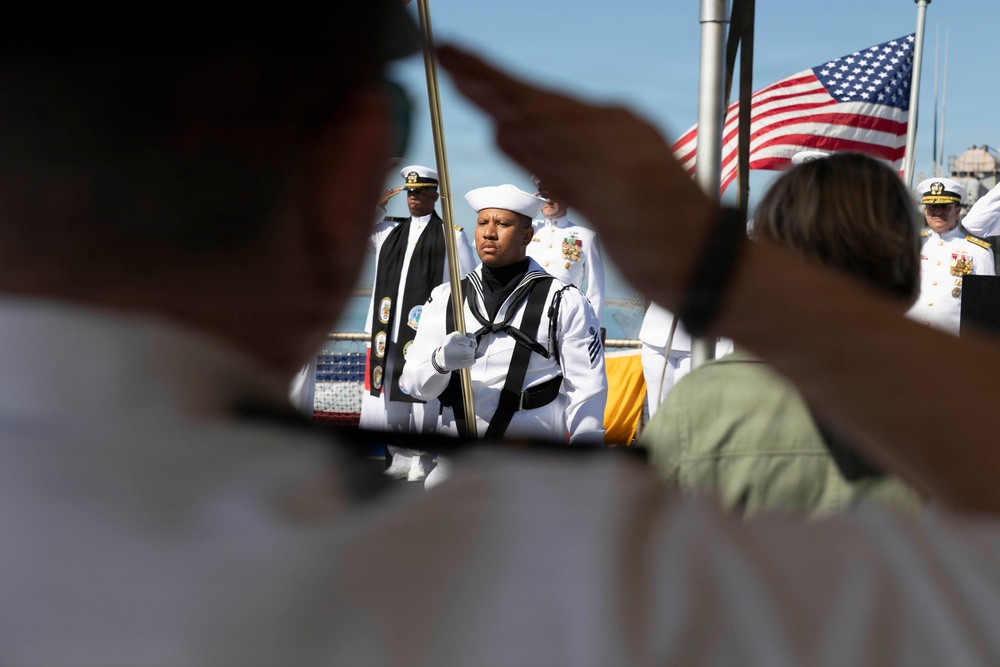 USS Tortuga (LSD 46) Change of Command