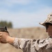 U.S. Marines at MCLB Barstow participate in pistol qualification