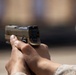 U.S. Marines at MCLB Barstow participate in pistol qualification