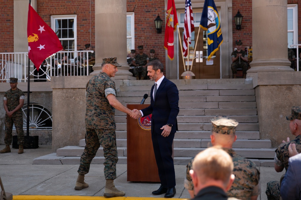 Portfolio Acquisition Executive Marine Corps Establishment Ceremony