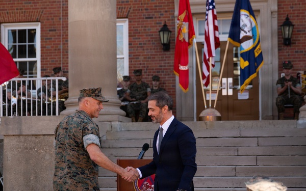 Portfolio Acquisition Executive Marine Corps Establishment Ceremony