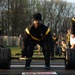 Maryland Army National Guard Soldier performs a deadlift.