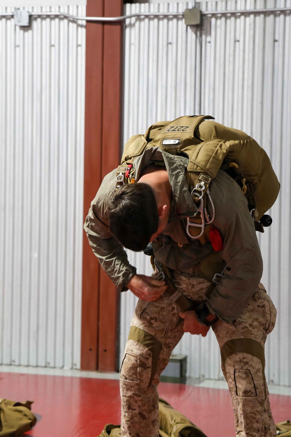 24th MEU MRF conducts Free Fall training