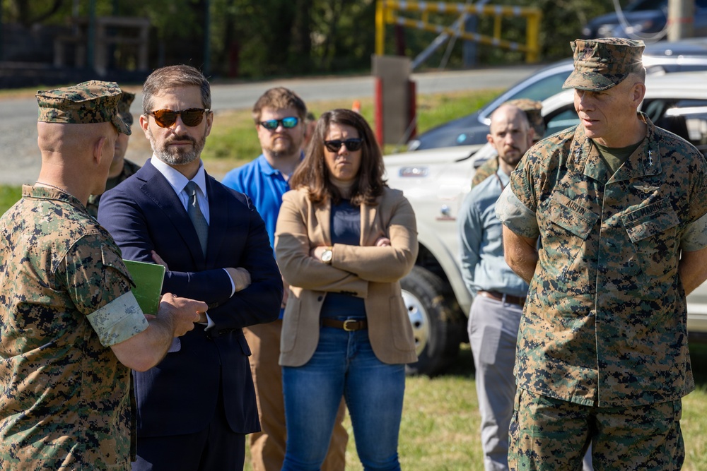 Jason L. Potter Alongside Lt. Gen. Austin Watch MCDAT Demonstration