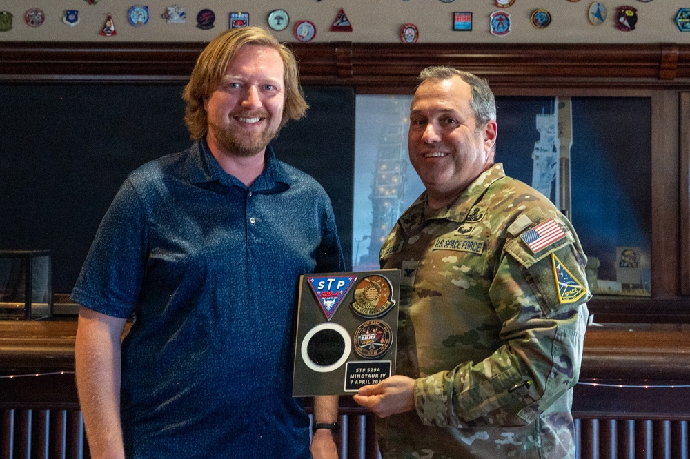 Vandenberg Hosts Patching Ceremony for STP-S29A Launch