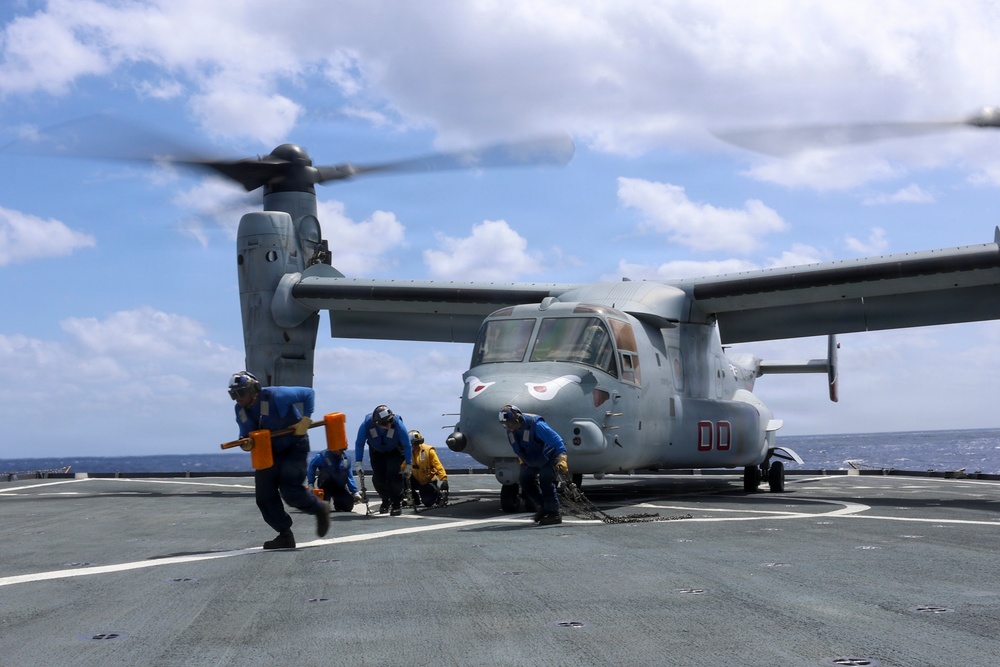 Comstock Conducts Flight Quarters