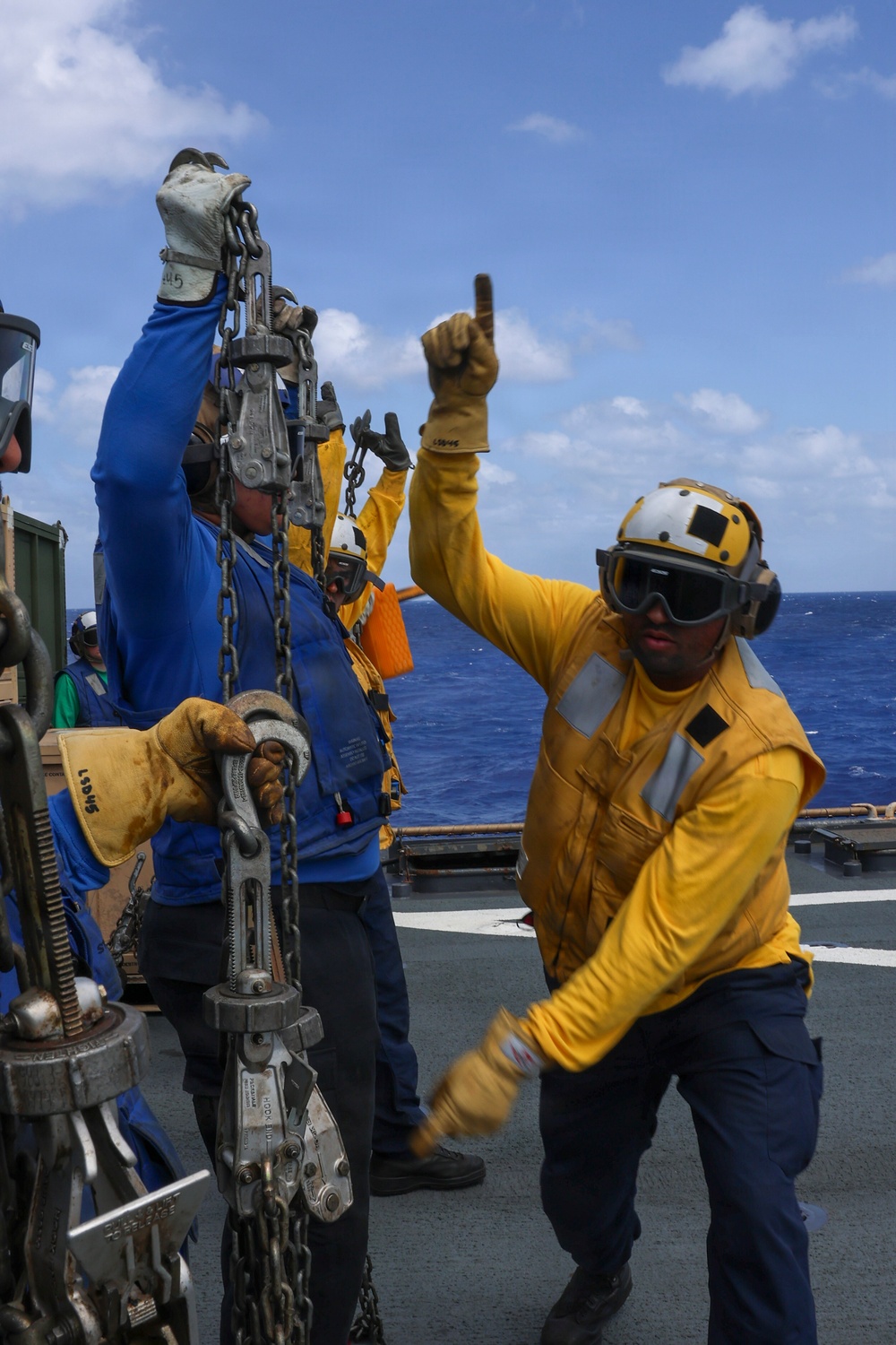 Comstock Conducts Flight Quarters