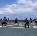 Comstock Conducts Physical Training