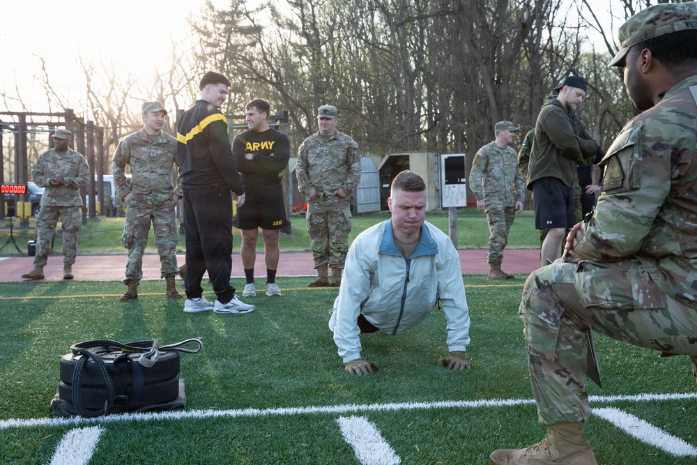 Soldier Performs Plank