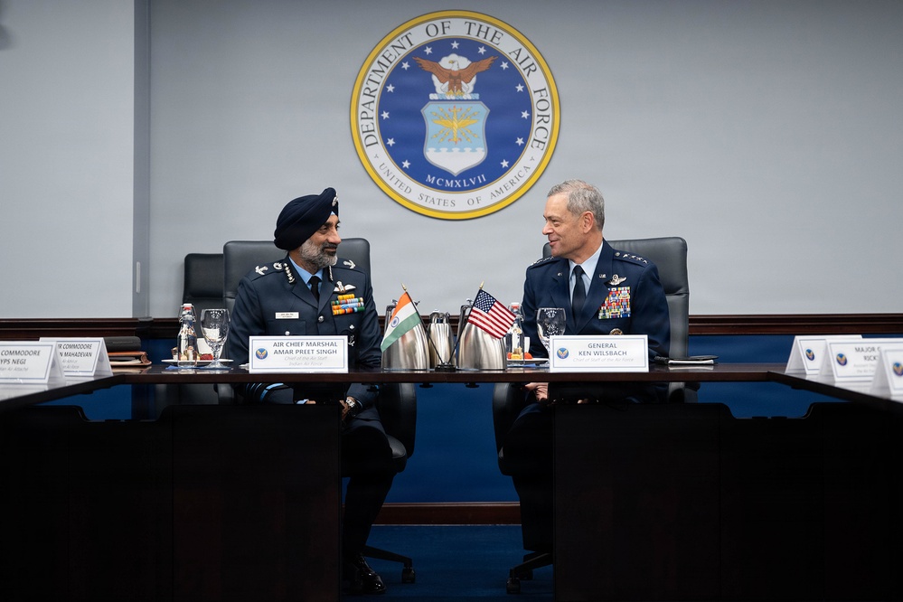 CSAF meets wit India Air Chief Marshal