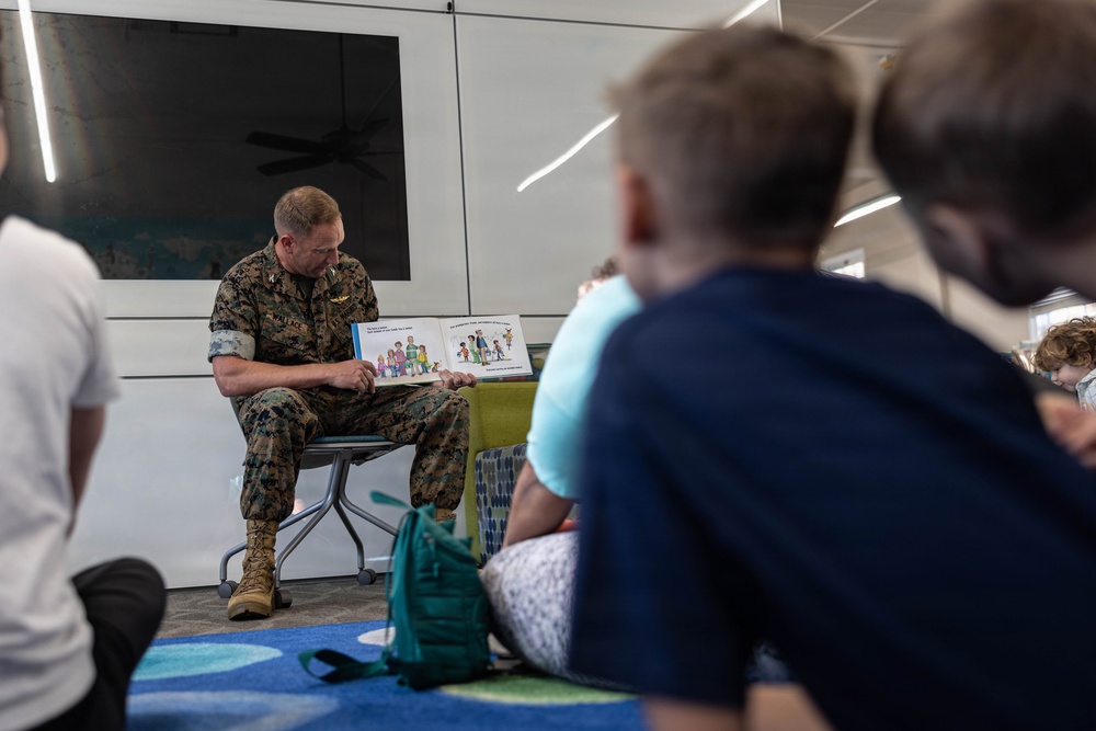 Marine Corps Recruit Depot San Diego Library Pinwheels &amp; Pages