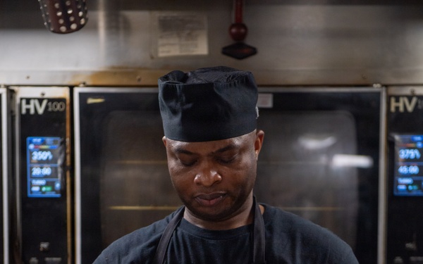 Sailors Prepare Lunch