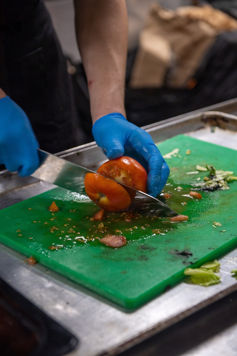 Sailors Prepare Lunch