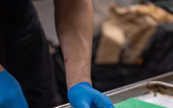 Sailors Prepare Lunch