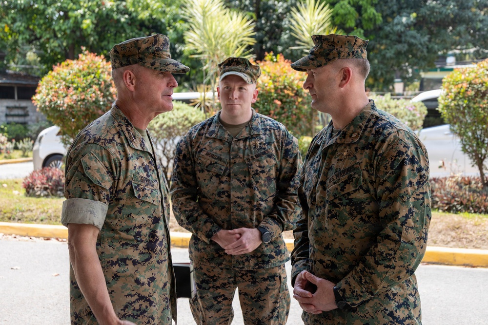The 38th Assistant Commandant of the Marine Corps visits SOTF-P Marines