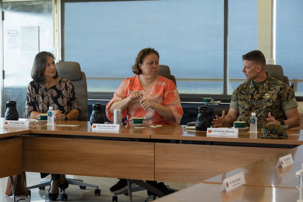 U.S. Sen. Mazie K. Hirono’s Chief of Staff Leadership Visits MCBH