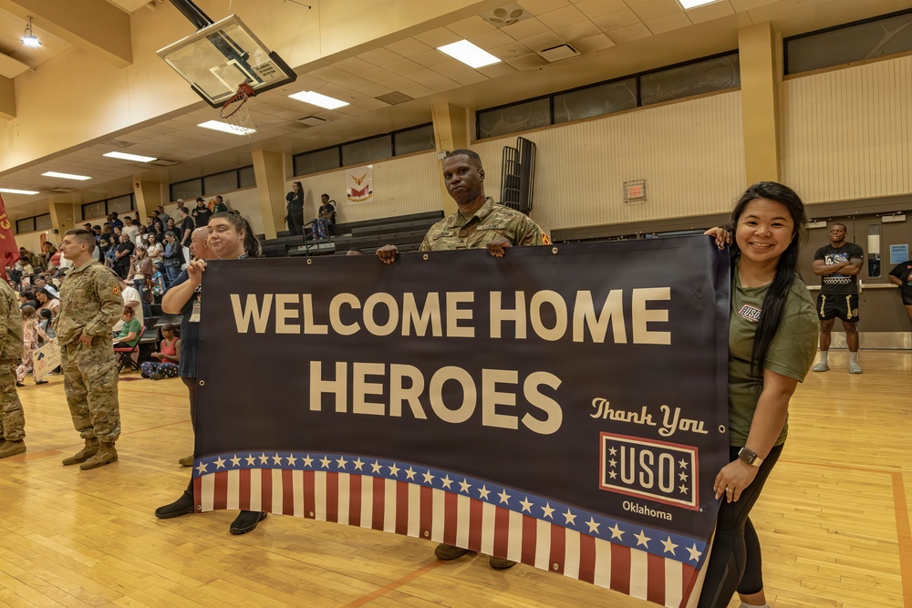 1-14 FAR Return Home From EUCOM Deployment