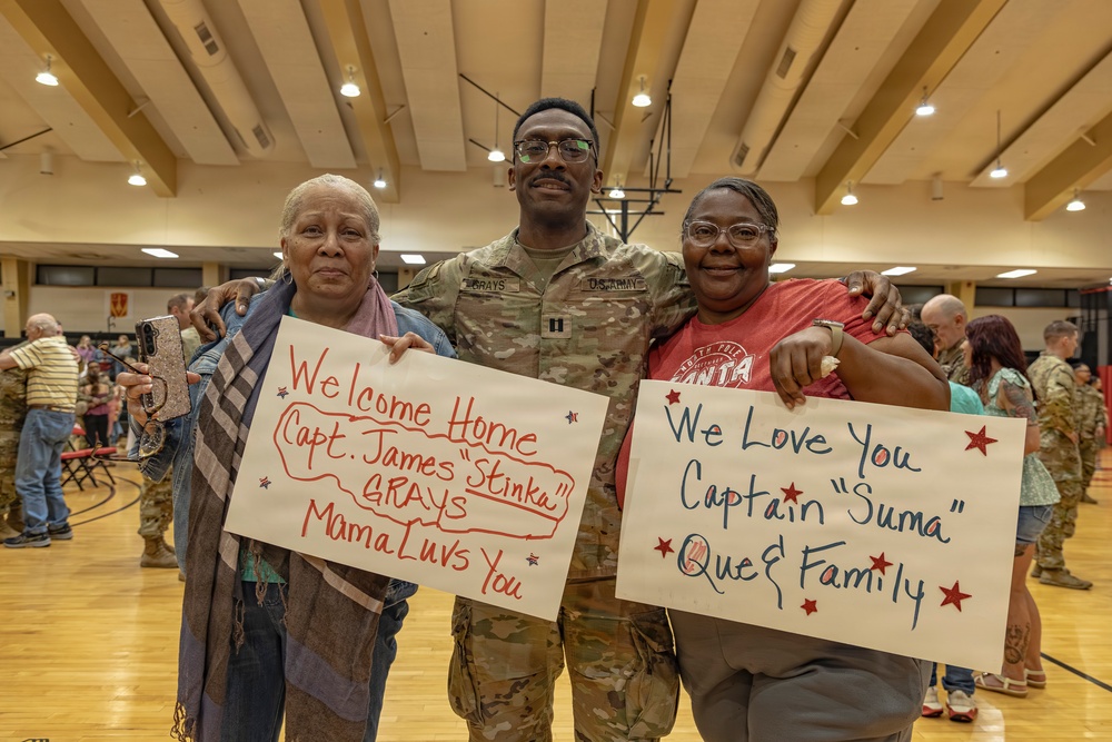 1-14 FAR Return Home From EUCOM Deployment