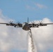 C-130 Sprays Water Over Arizona Wilderness
