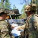MFRC platoon leader plan a route before a reconnaissance mission at JRTC