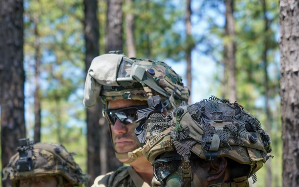 MFRC Soldiers prepare for a recconnassaince mission at JRTC