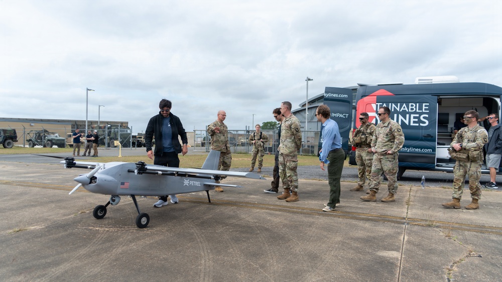 Brig. Gen. Travis McIntosh Observes Aero Sky Drone Testing at JRTC