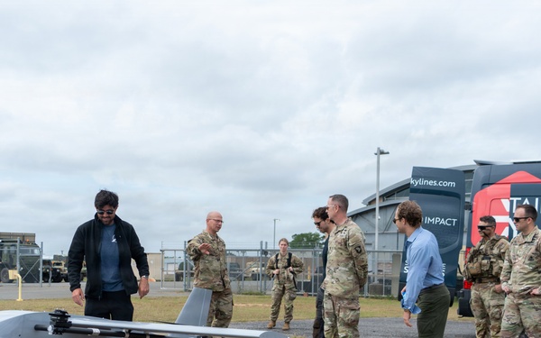 Brig. Gen. Travis McIntosh Observes Aero Sky Drone Testing at JRTC