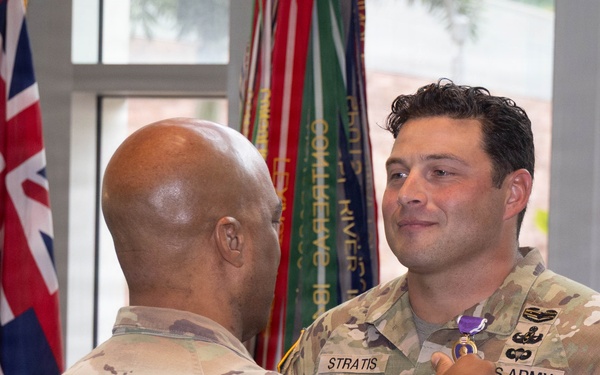 USARPAC Soldier awarded Purple Heart for wounds sustained during Afghanistan deployment