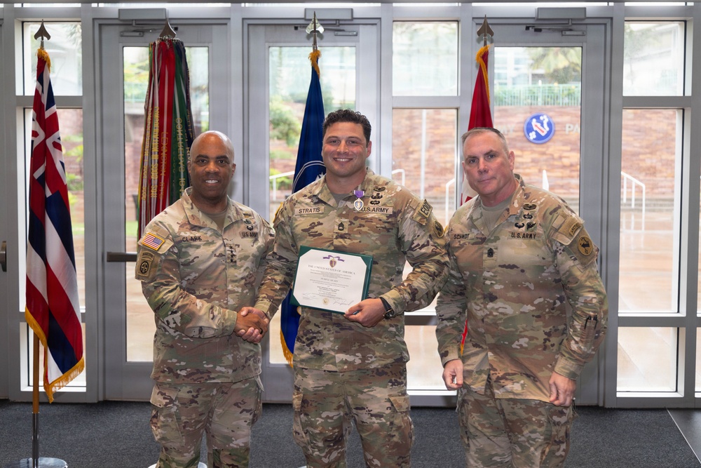 USARPAC Soldier awarded Purple Heart for wounds sustained during Afghanistan deployment