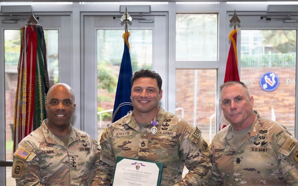 USARPAC Soldier awarded Purple Heart for wounds sustained during Afghanistan deployment