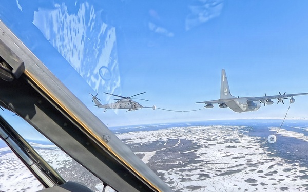 AKANG HH-60Ws, HC-130J, condcut air-to-air refueling