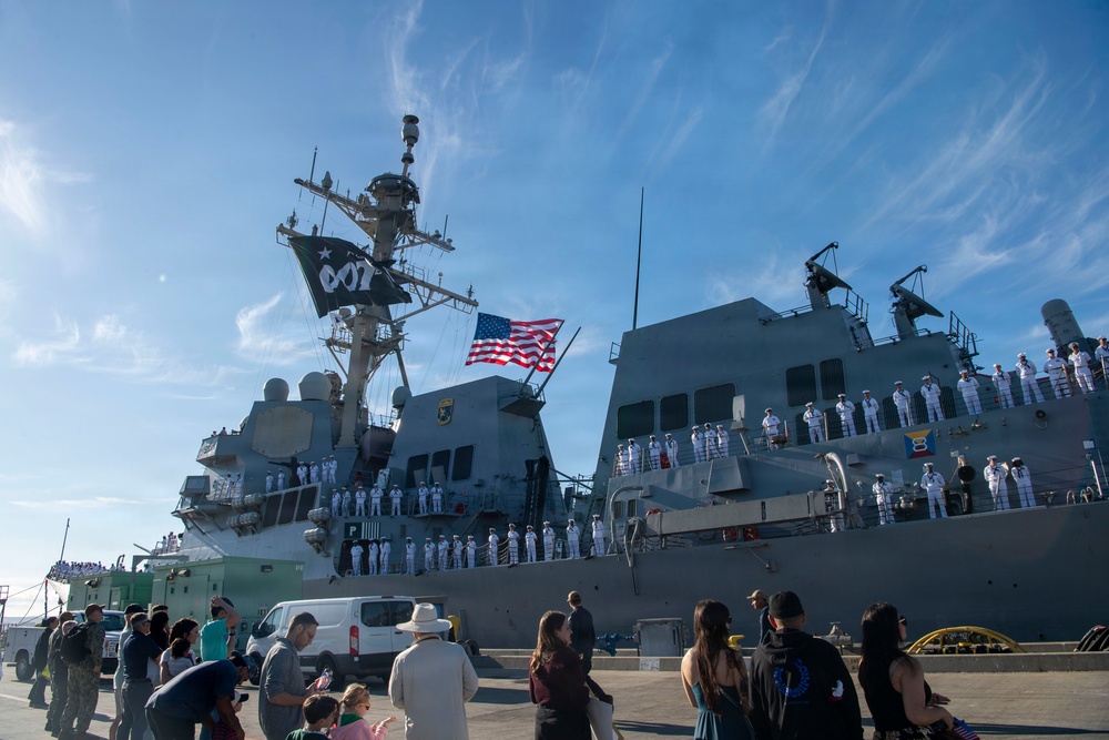USS Stockdale Returns to Homeport Following Deployment