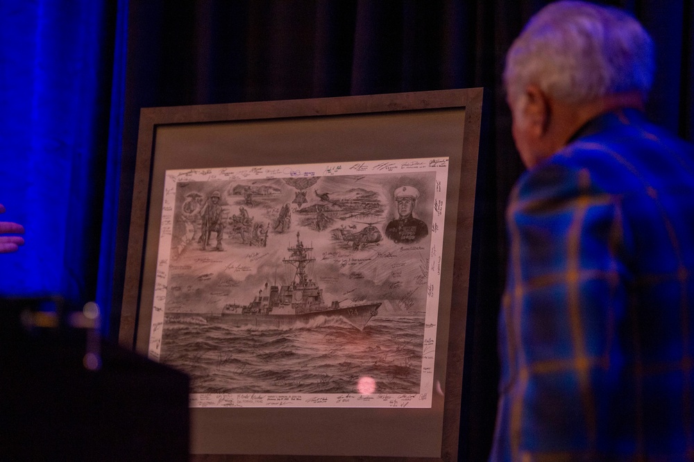 USS Harvey. C Barnum Jr. (DDG 124) Commissioning Reception