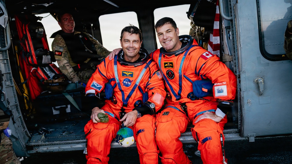 NASA Astronauts Arrive Back on Earth