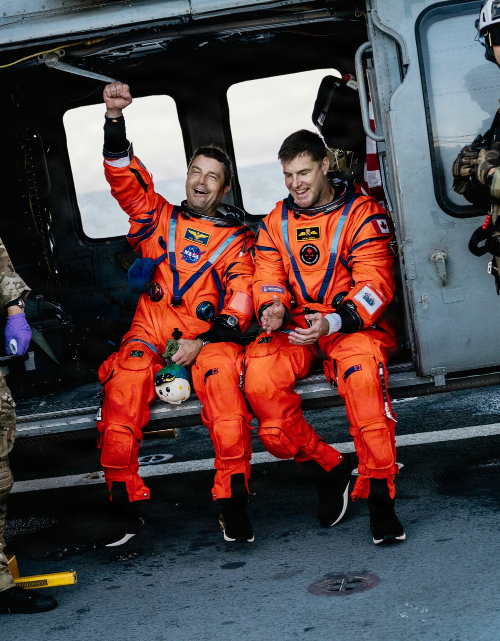 NASA Astronauts Arrive Back on Earth